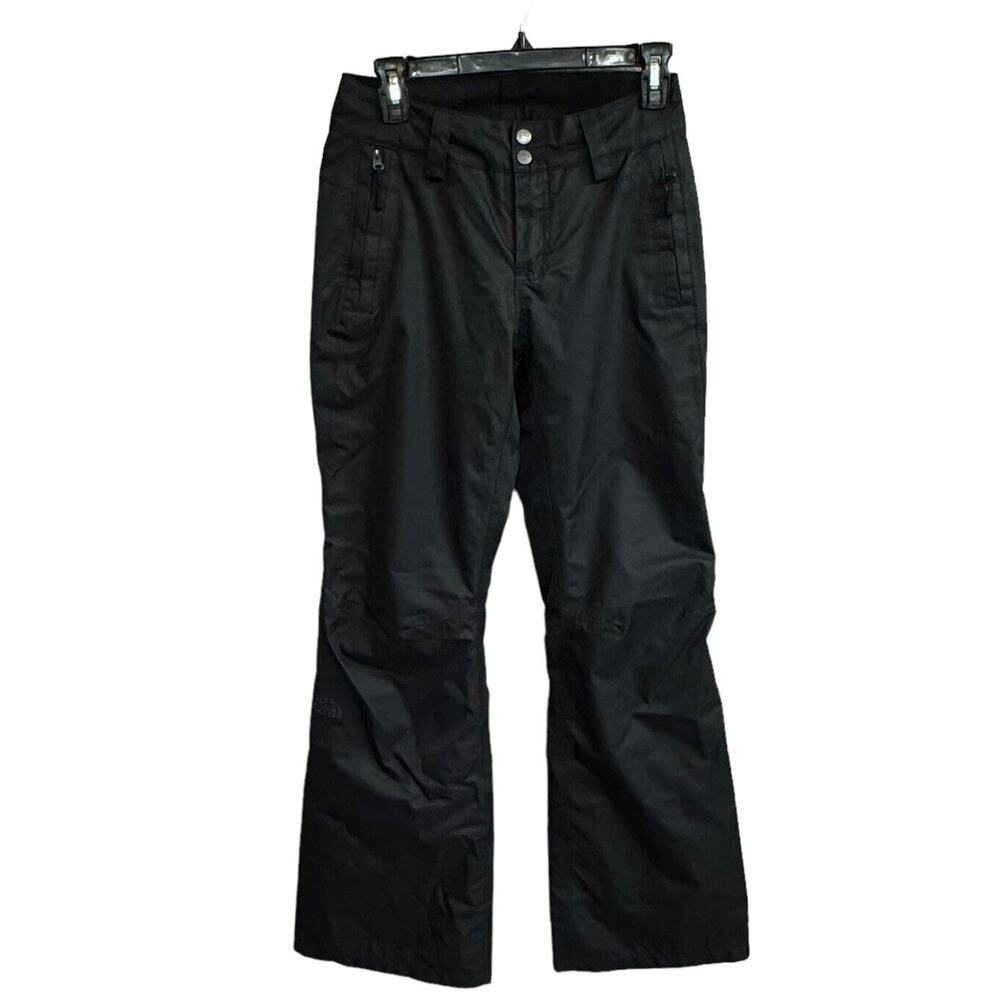 The North Face Black Insulated Waterproof Ski Snow Pants Women's Sz Extra Small